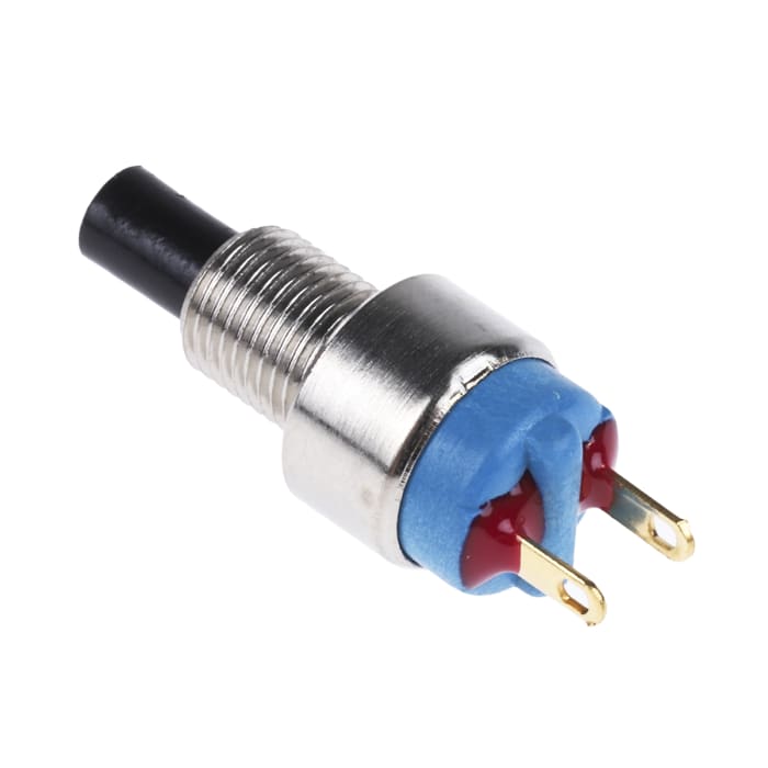 APEM Miniature Push Button Switch, Momentary, Panel Mount, 6.5mm Cutout, SPST, 30V dc