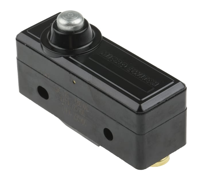 Honeywell Button Micro Switch, Screw Terminal, 15 A @ 125 V ac, SPDT