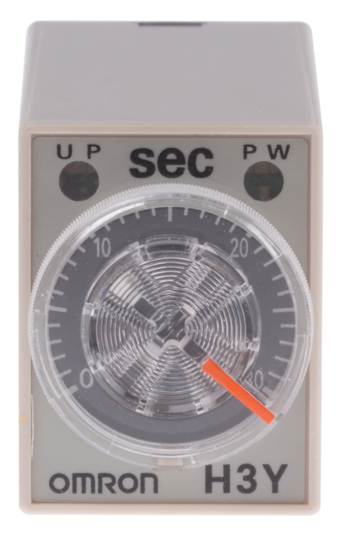 Omron Zaman Rölesi, 4 Kontaklı, Tekli, 4PDT, 100 → 120 V ac