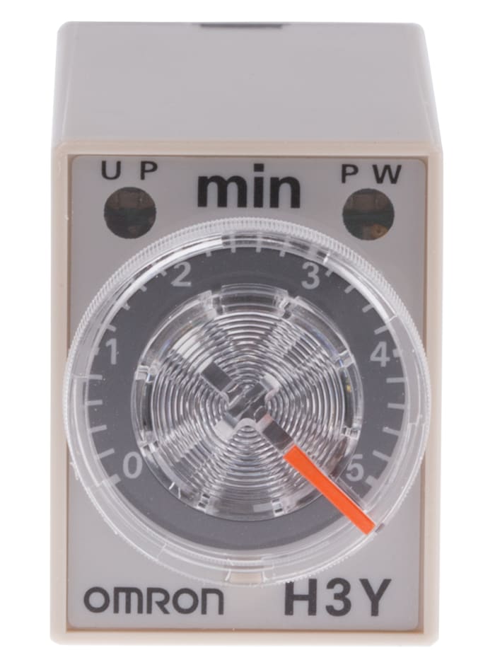 H3Y4 AC200230 5M Omron Omron H3Y4 Series DIN Rail, Surface Mount