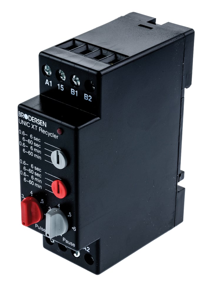 Timer Relay, řada: XT-D1 SPDT 1kontaktové víceúčelové funkce šroubové SPDT 10.5 → 265V ac/dc