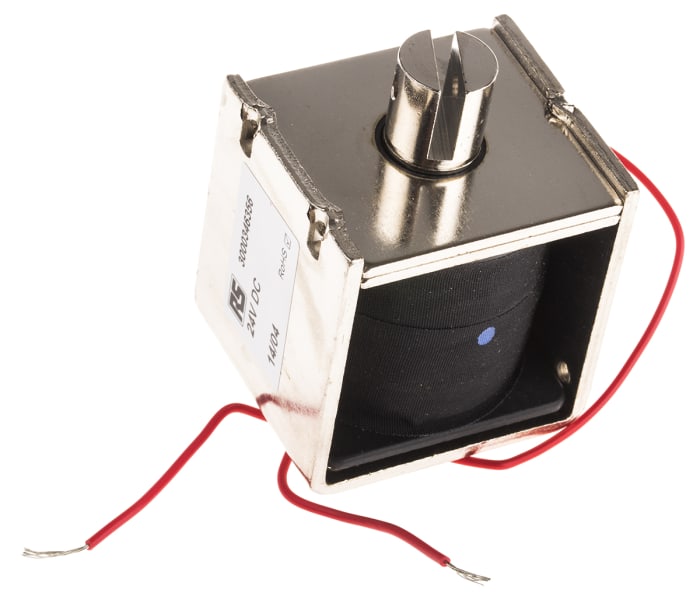 BLP Linear Solenoid, 24 V dc, 47.5 x 41.5 x 49.4 mm