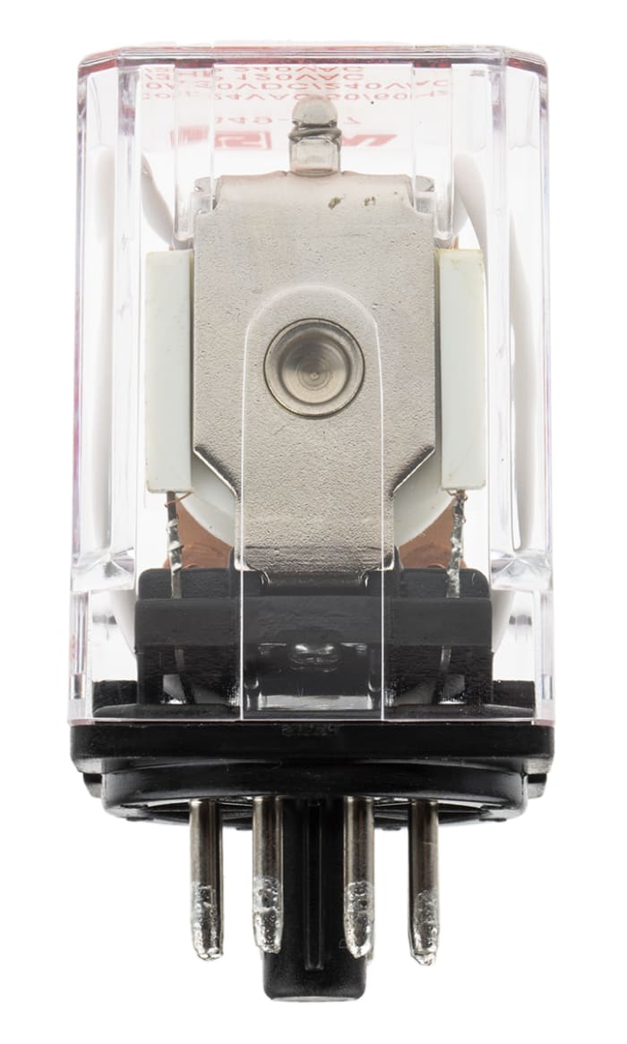 Relais de puissance RS PRO, 2 RT, bobine 24V c.a. Enfichable 2W