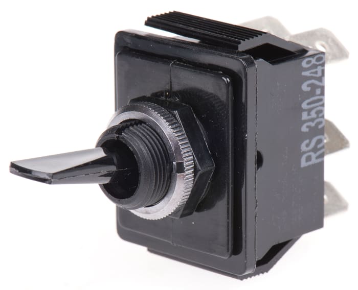 Toggle Switch / Toggle Anahtar, DPDT, 250 V ac'de 20 A, Pano/Panele Monte, Açık-Açık, IP40