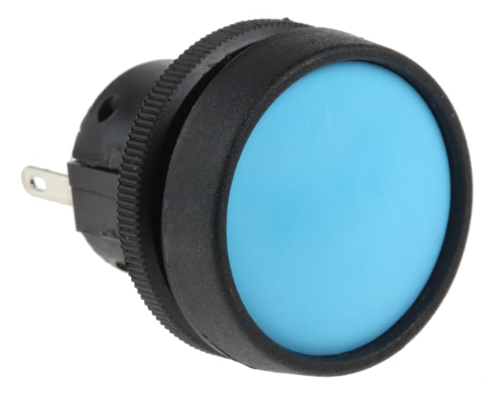 ITW Switches 76-91 Series Push Button Switch, Momentary, Panel Mount, 22.5mm Cutout, SPDT, Clear LED, 250V ac, IP67