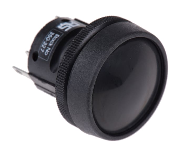 ITW Switches 76-91 Series Push Button Switch, Momentary, Panel Mount, 22.5mm Cutout, SPDT, Clear LED, 250V ac, IP67