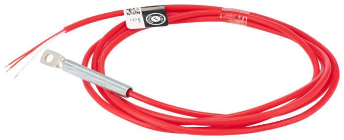 Sensor de temperatura PT100 RS PRO de 3 hilos, sonda: Ø 9.4mm, long. 26mm, cable de 2m, temp. -50°C → 200°C