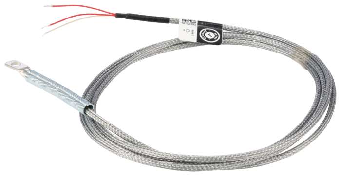 Sensor de temperatura PT100 RS PRO de 3 hilos, sonda: Ø 9.4mm, long. 26mm, cable de 2m, temp. -50°C → 400°C