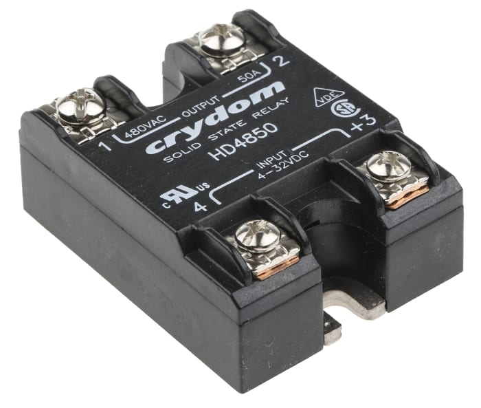HD4850 Sensata / Crydom Sensata / Crydom Solid State Relay, 50 A Load