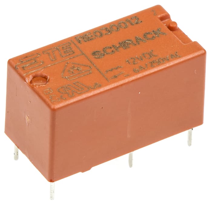 Relais TE Connectivity RE, 1 NO, bobine 12V c.c. Montage sur CI