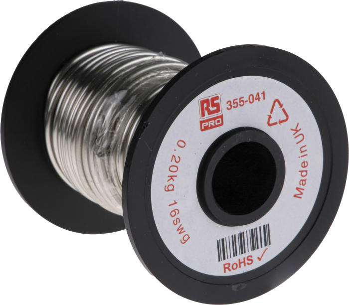 RS PRO 1.63mm Tinned Copper Wire, 16 AWG 11.4m Reel
