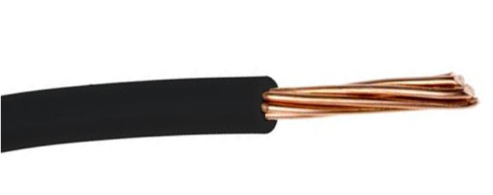 Cable de conexión RS PRO, área transversal 1,5 mm² Negro, 450 / 750 V,  long. 100m