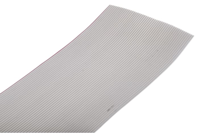 RS PRO Flat Ribbon Cable, 50-Way, 1.27mm Pitch, 30m Length