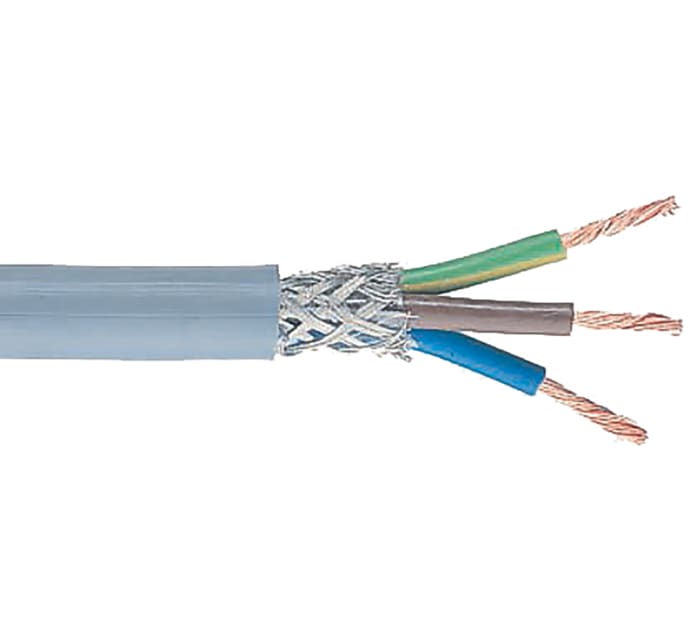 Belden Belden CY CY Control Cable, 3 Cores, 0.75 mm², Screened, 50m, Grey PVC Sheath, 18 AWG