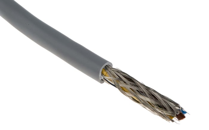 Belden Belden CY CY Control Cable, 3 Cores, 1 mm², Screened, 50m, Grey PVC Sheath, 17 AWG