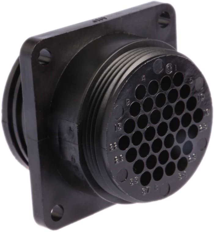 TE Connectivity Circular Connector, 37 Contacts, Panel Mount, Socket, Male, CPC Series 1 Series