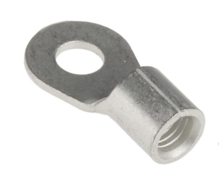 TE Connectivity, SOLISTRAND Uninsulated Crimp Ring Terminal, M5 Stud Size, 6.6mm² to 10.5mm² Wire Size