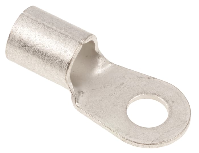 TE Connectivity, Solistrand Uninsulated Crimp Ring Terminal, M10 Stud Size 1 AWG 1 AWG Wire Size