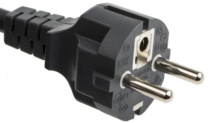 Regleta de enchufes RS PRO, con interruptor, long. cable 2m, 6 tomas Tipo F  - Schuko alemán, 250 V ac, 12.5A