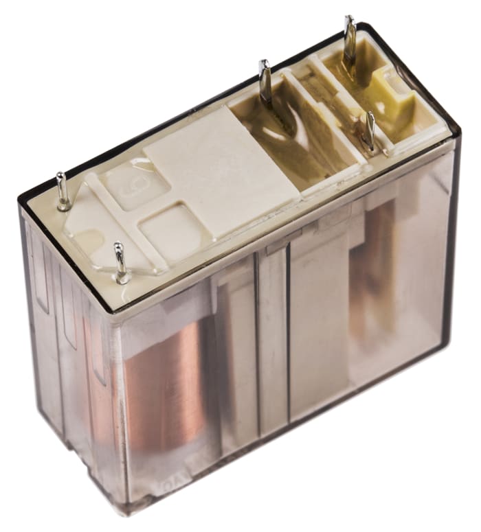 TE Connectivity PCB Mount Non-Latching Relay, 230V ac Coil, 12A Switching Current, SPDT