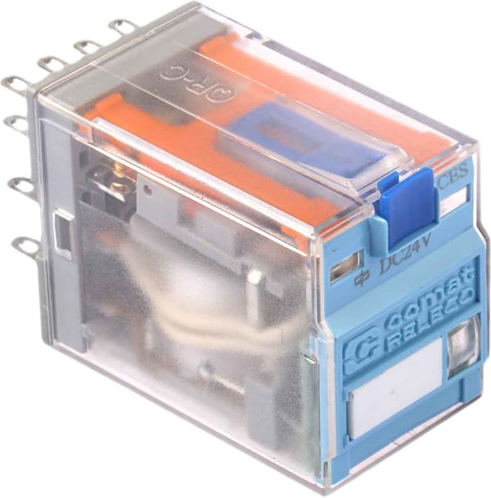 Relais de puissance Releco C9, 4 RT, bobine 24V c.c. Enfichable