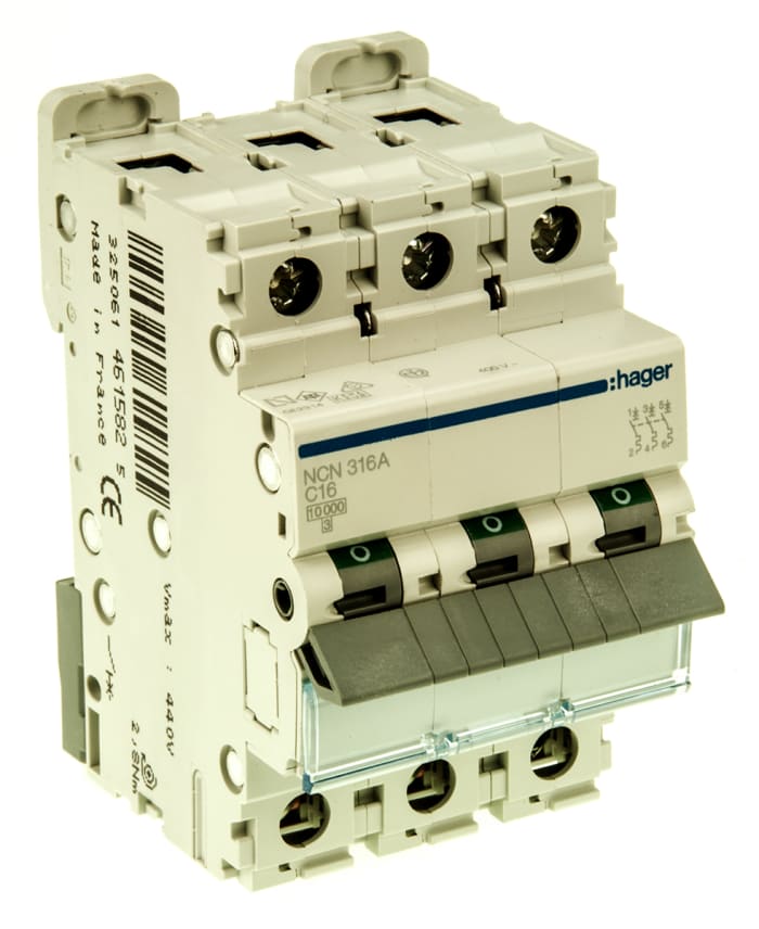Hager NCN316A Минивыключатель