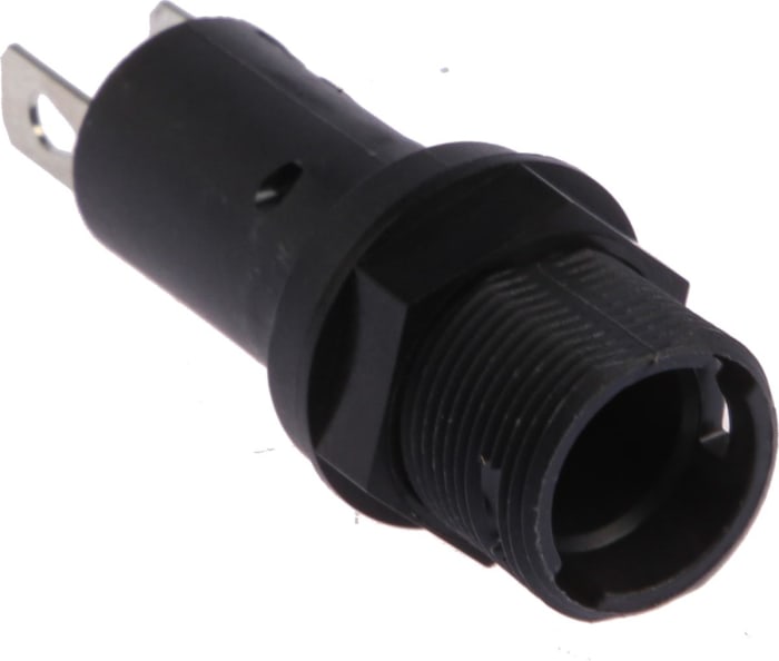 Schurter 16A Panel Mount Fuse Holder for 5 x 20mm Fuse, 1P, 250V ac