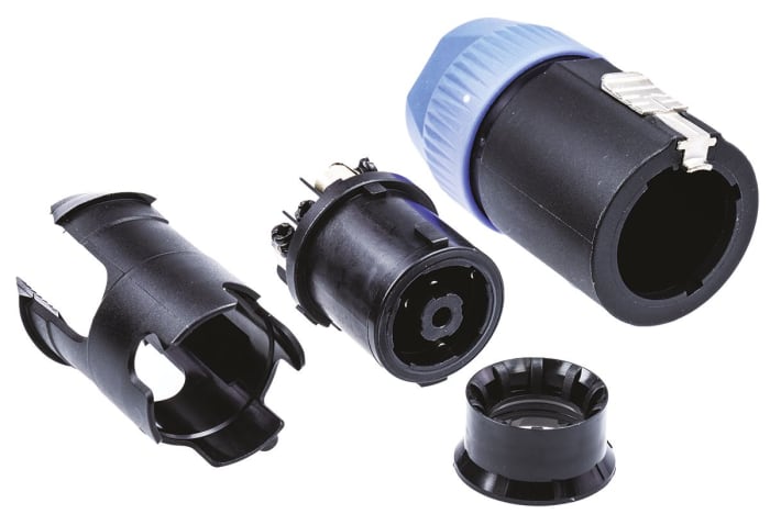 NL8FC Neutrik | Neutrik NL8FC Straight Cable Loudspeaker Connector, 8 ...