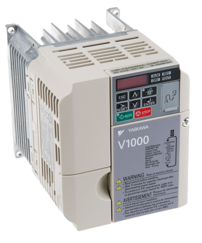 Omron Inverter Drive, 1.1 kW, 1 Phase, 230 V ac, 6 A, V1000 Series