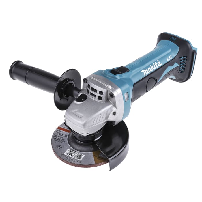 Amoladora angular Makita DGA452Z a batería de 18V, diámetro de disco 115mm, 11000rpm, conector UK