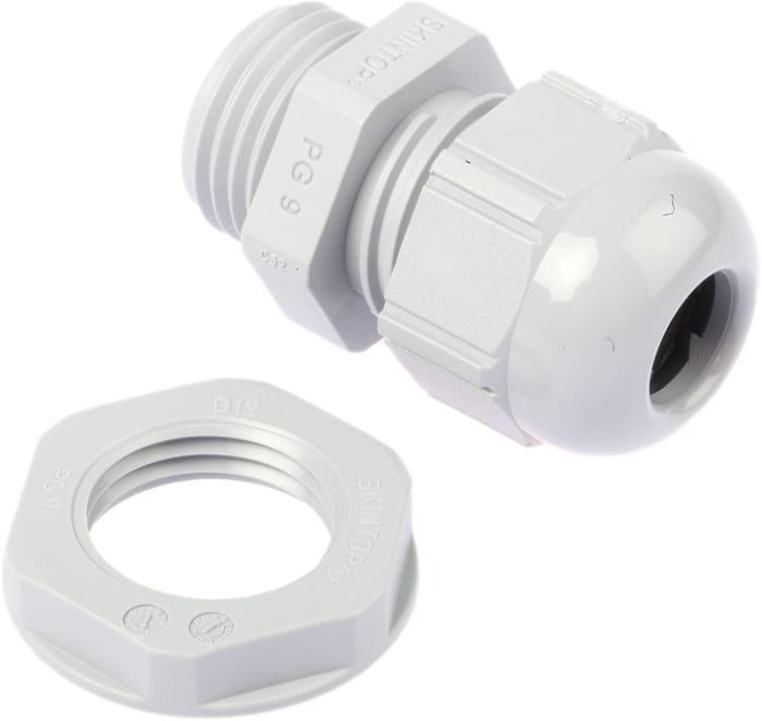 Lapp SKINTOP Series Grey Polyamide Cable Gland, PG9 Thread, 3.5mm min., 8mm max., IP68