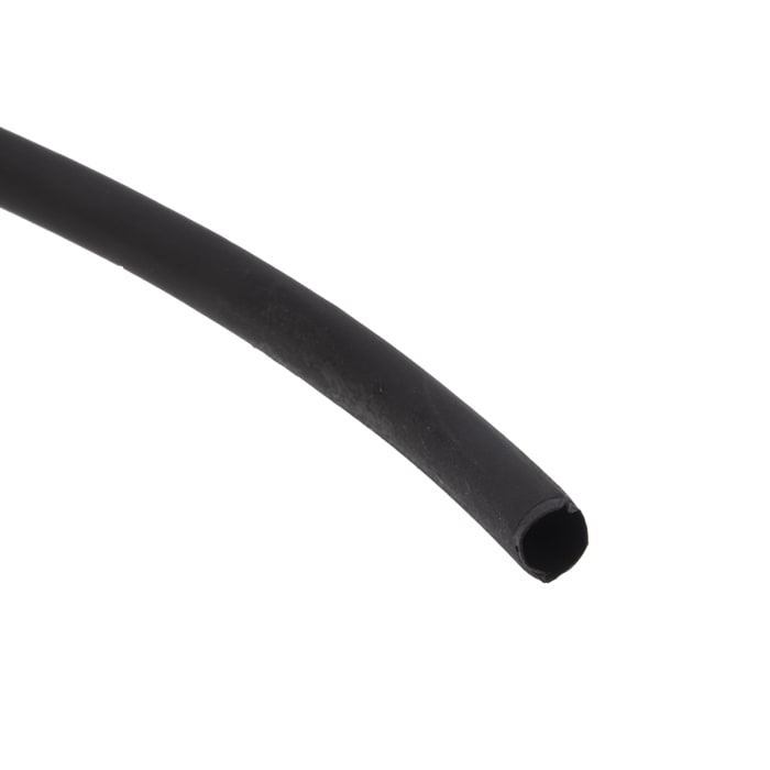 Gaine thermorétractable RS PRO, Diam. 4.8mm, Long. 20m, Rétreint 2:1, Noir
