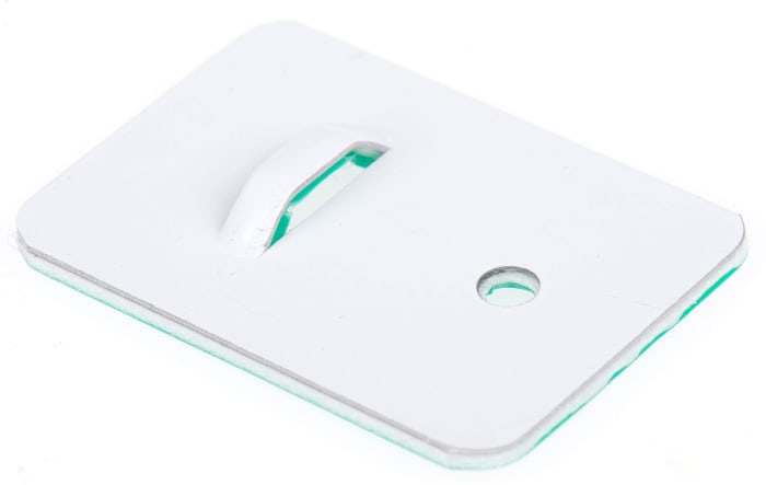 HellermannTyton White Cable Tie Mount 7 mm x 25 mm x 35 mm