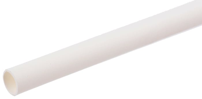 Gaine thermorétractable RS PRO, Diam. 2.4mm, Long. 1.2m, Rétreint 2:1, Blanc