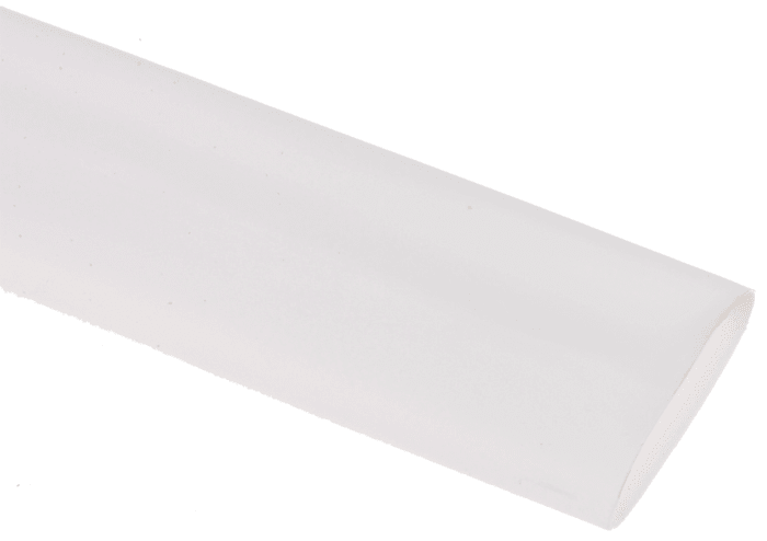 RS PRO Heat Shrink Tubing, White 19.1mm Sleeve Dia. x 1.2m Length 2:1 Ratio