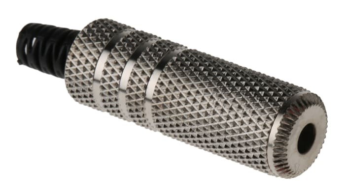 Konektor jack, Stereo, Kabelová montáž, 3,5 mm barva Přírodní, Samice, Stereo, materiál kontaktu: Mosaz, materiál