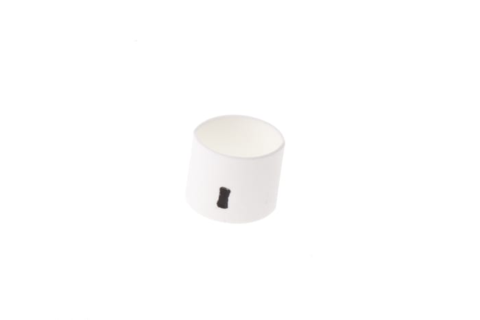 TE Connectivity Heat Shrink Cable Markers, White, Pre-printed ""-"", 2 → 6mm Cable, TRSA-1019/E/1/MINUS