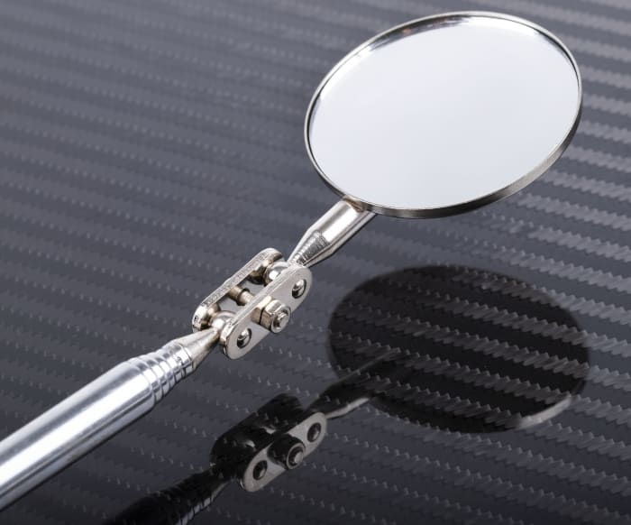 RS PRO RS PRO Inspection Mirror Probe, 50mm mirror dia. , Adjustable