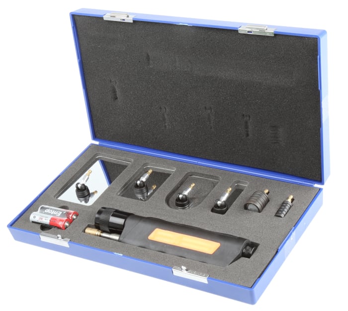 RS PRO Set with Light and Mirror Extendable Pick Up Tool, 870 mm Aluminium