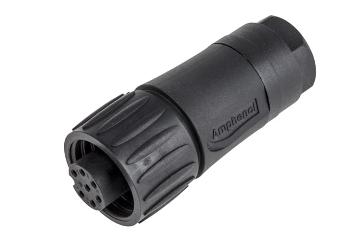 Amphenol Industrial Circular Connector, 6 + PE Contacts, Cable Mount, Socket, Female, IP67, Ecomate M Series