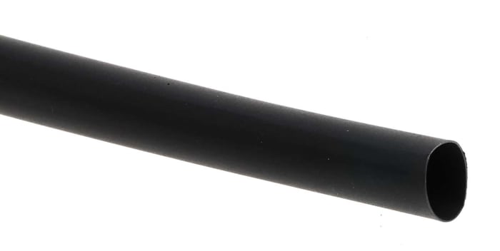 Gaine thermorétractable RS PRO, Diam. 12.7mm, Long. 1.2m, Rétreint 2:1, Noir
