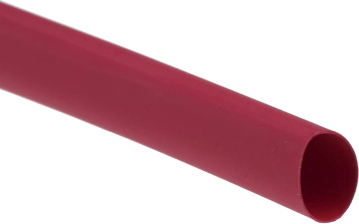 Gaine thermorétractable RS PRO, Diam. 9.5mm, Long. 1.2m, Rétreint 2:1, Rouge