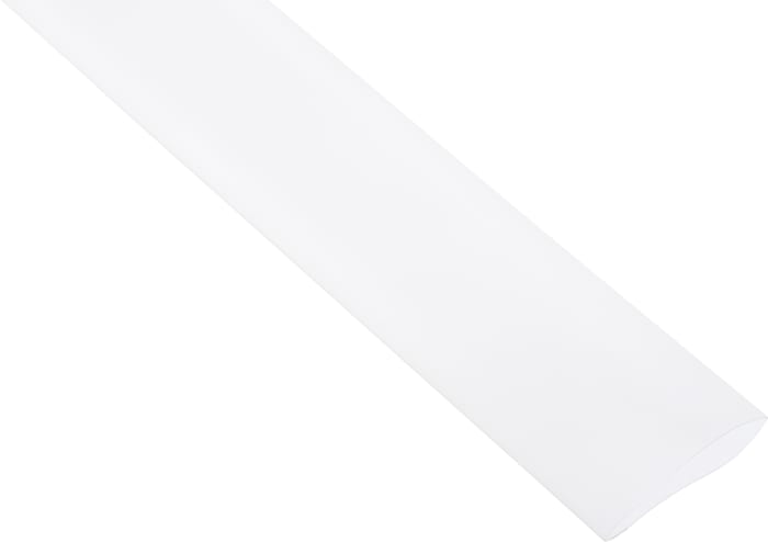 Gaine thermorétractable RS PRO, Diam. 25.4mm, Long. 1.2m, Rétreint 2:1, Clair