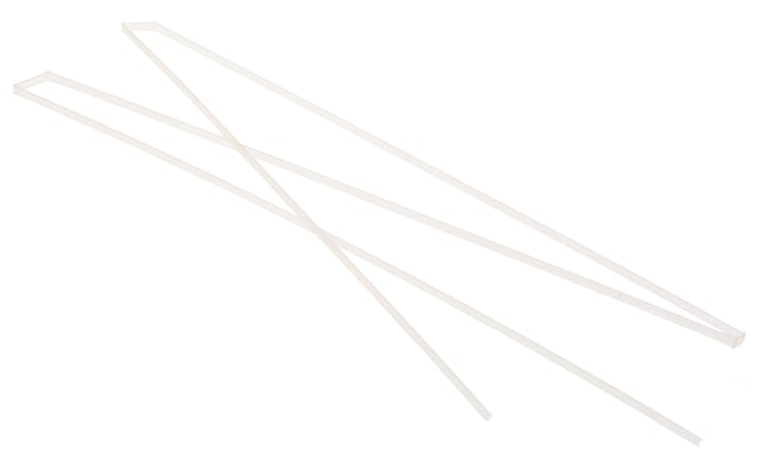 RS PRO Heat Shrink Tubing, Clear 2.4mm Sleeve Dia. x 1.2m Length 2:1 Ratio