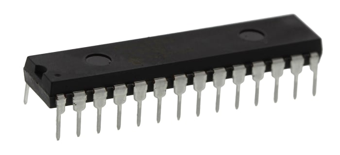 Microchip, 8bit PIC, PIC16F Microcontroller, 20MHz, 8192 B Flash, 28-Pin SPDIP