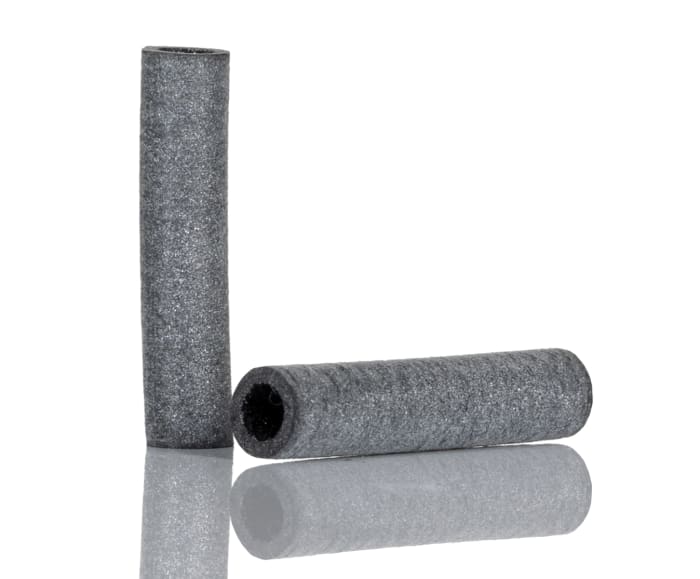 Gaine thermorétractable HellermannTyton, Diam. 3mm, Long. 20mm, Noir