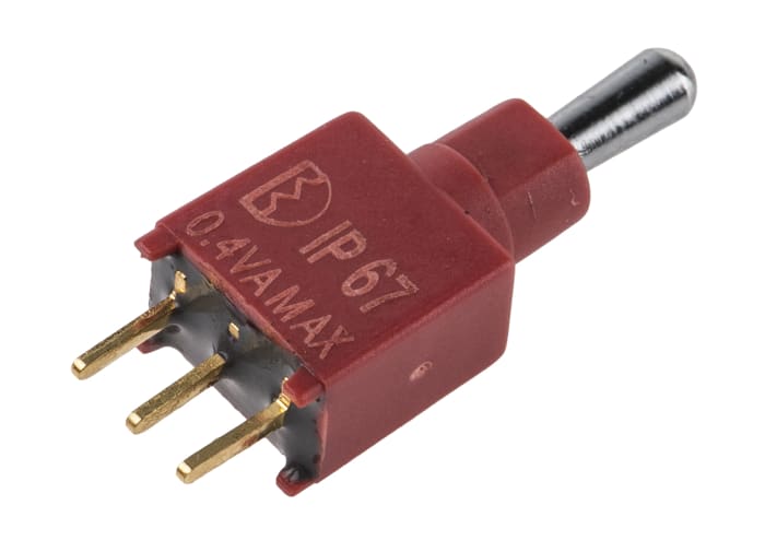Interruptor de palanca SPDT IP67, Funcionamiento On-Off-On