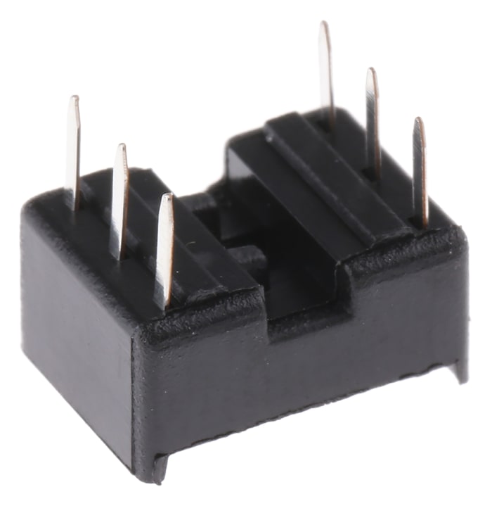 Winslow, W3100 2.54mm Pitch Vertical 6 Way, Through Hole Stamped Pin Open Frame IC Dip Socket, 10A