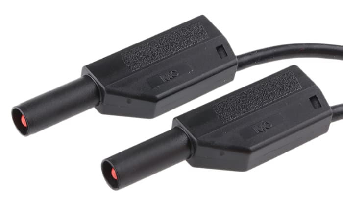 Staubli, 32A, 1000V ac, Black, 1m Lead Length