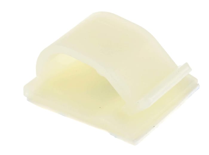 RS PRO Natural Nylon Cable clip, 15.75mm Max. Bundle